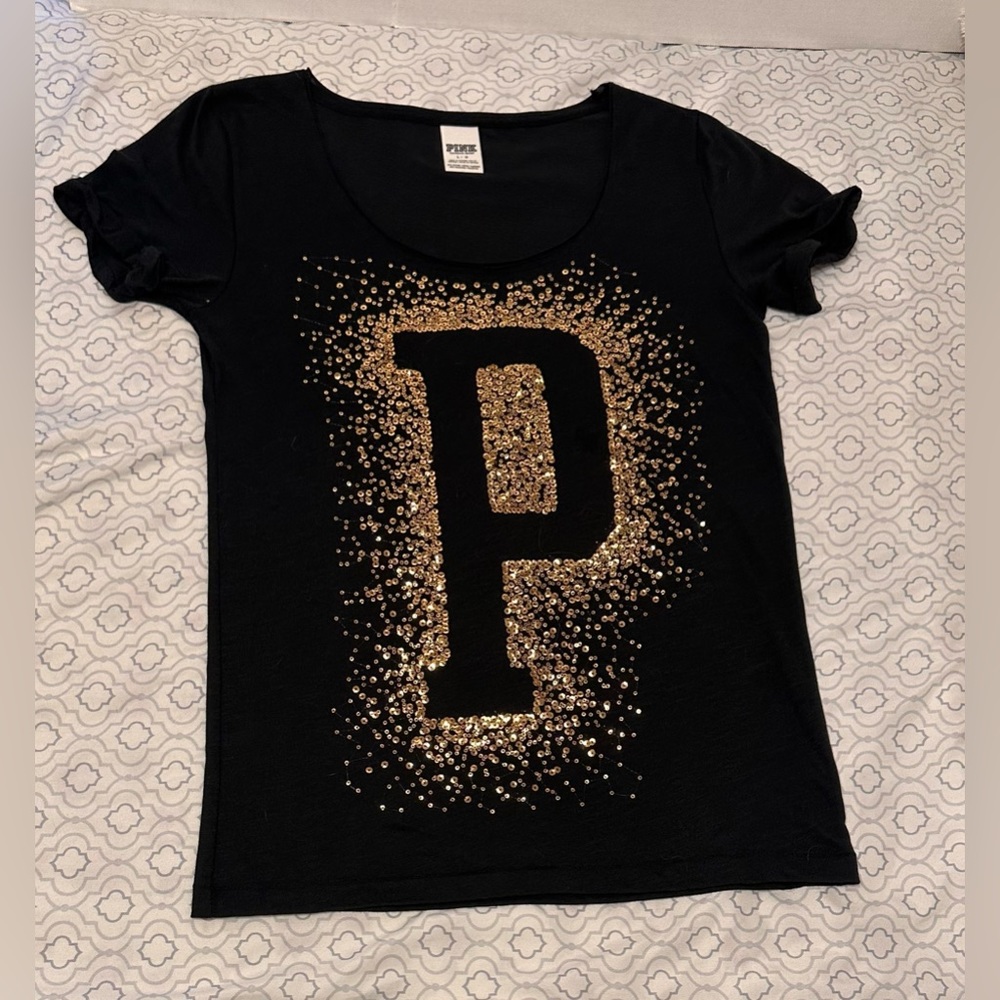 Pink Victoria Secret Sequin Top L